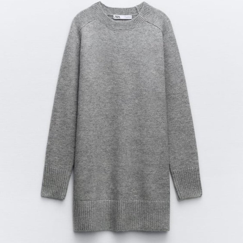 ZARA SOFT KNIT MINI DRESS